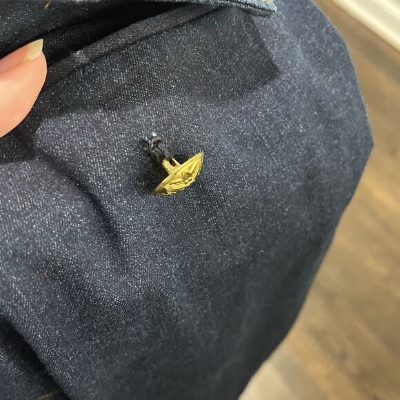 Veronica Beard Kimra Crop Denim Trouser Women’s 6 Blue High Rise Pants Stretch - Picture 7 of 10